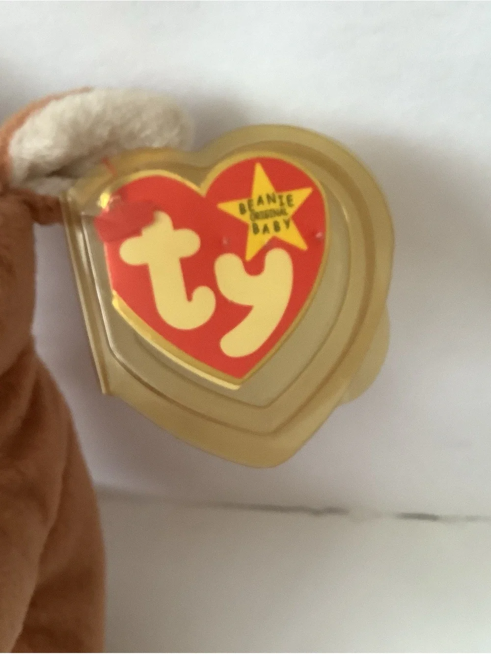 Ty beanie baby, Pouch kangaroo. Retired 1996.